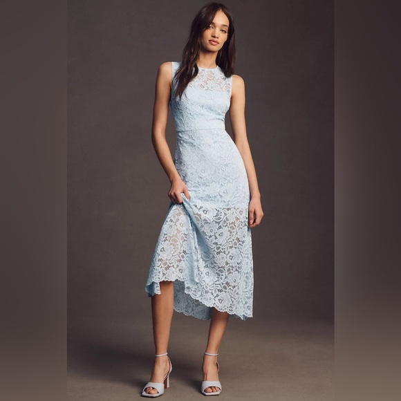 Anthropologie Light Blue Lace Dress - never worn, with tags still! - Picture 1 of 6